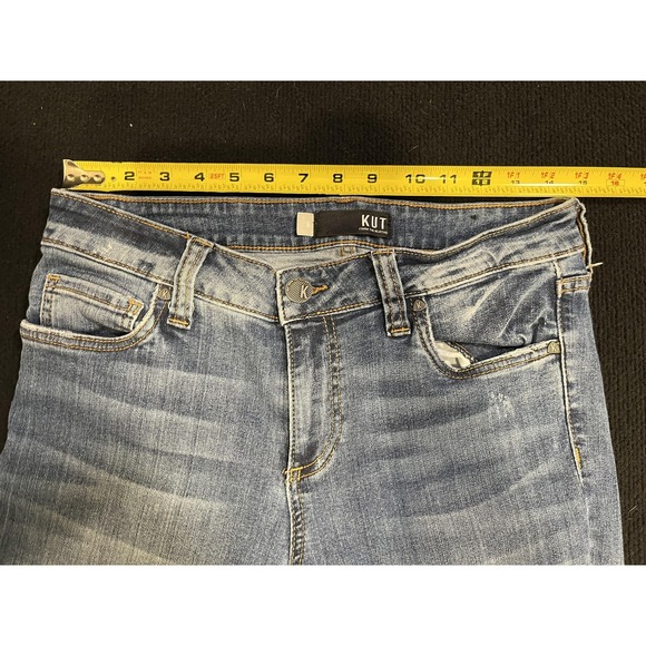 Kut From The Kloth Jeans Womens‎ 6 Connie Ankle Skinny Frayed Hem Denim - Picture 13 of 15